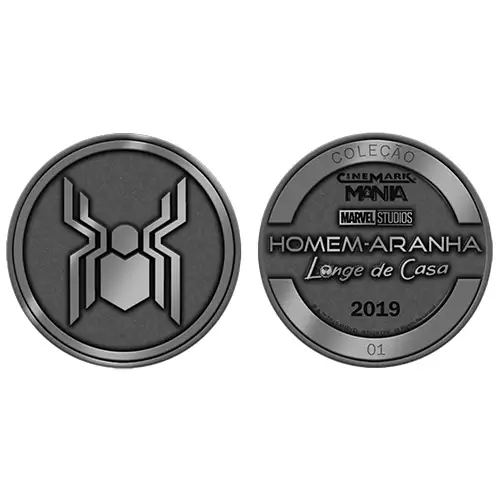 Moeda Homem Aranha - Longe de Casa - Cinemark